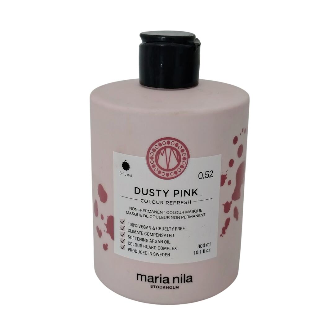 Maria Nila Dusty Pink  Non-Permanent Color Nourishing Masque Cream 10.1 oz. NEW